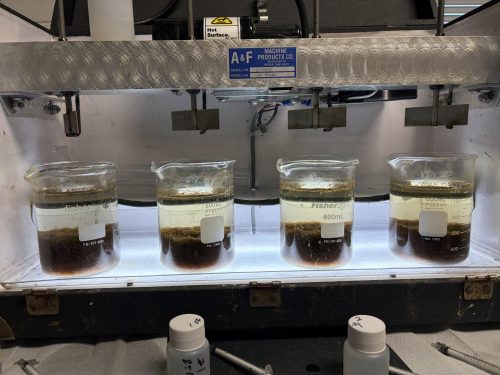Haviland on-site jar testing at a wastewater plant